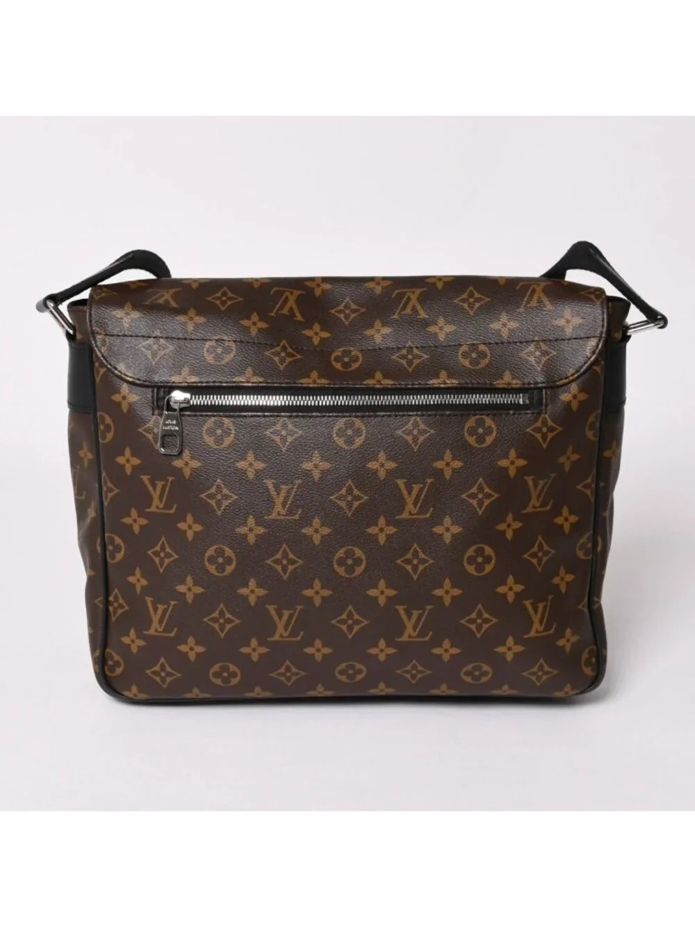 Louis Vuitton Christopher Messenger Bag Monogram Macassar Leather Brown